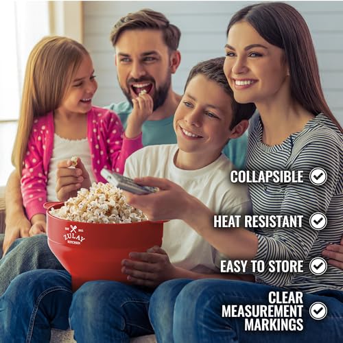 Gray BPA-Free Silicone Microwave Popcorn Popper V8249
