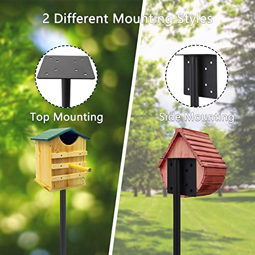 79 Inch Heavy Duty Bird Feeder Pole Kit with 5 Base Prongs W529