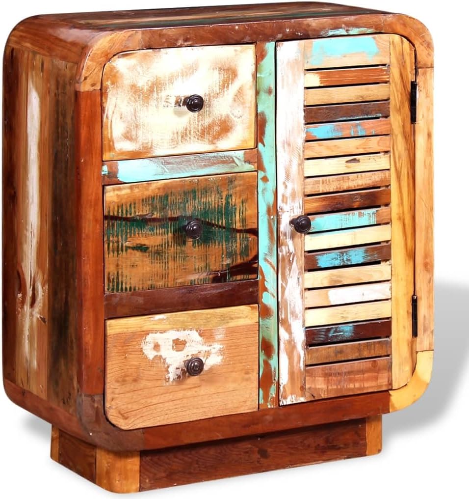 Solid Reclaimed Wood Sideboard Cabinet S84400