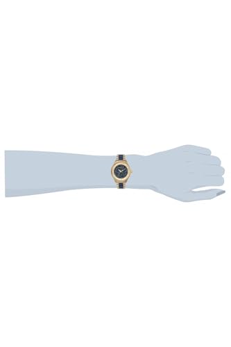 Stainless Steel Quartz Watch with Stainless-Steel Strap, Two Tone V40139