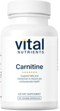 Carnitine 500mg L-Carnitine Supplement 60 Capsules L1952