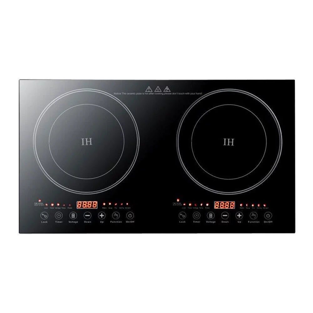 2-Burner Tempered Glass Induction Cooktop U5525
