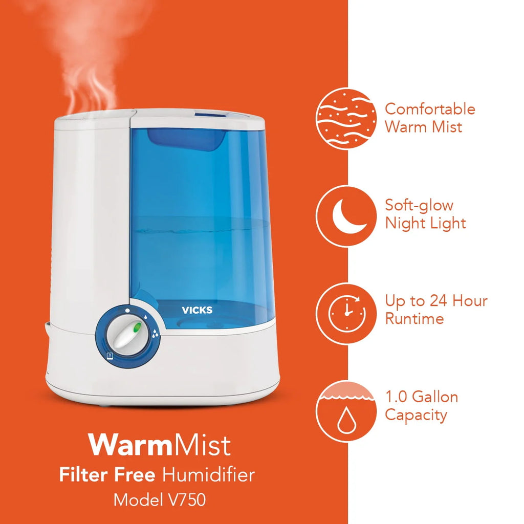 Blue Warm Mist Humidifier G633318