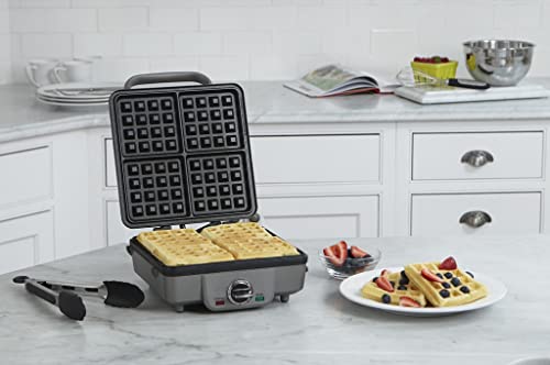 4-Slice Belgian Waffle Maker Y464673