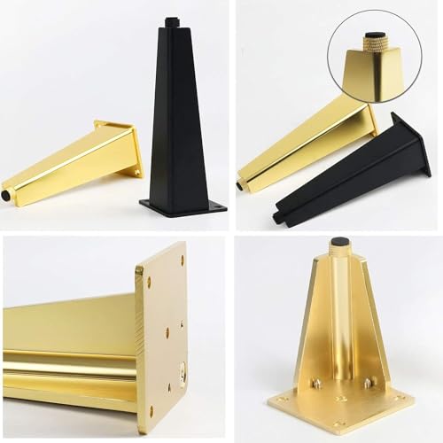 Gold 30cm Aluminium Adjustable Furniture Feet Z4807