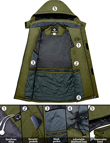 Men's Waterproof Ski Snow Jacket D18109