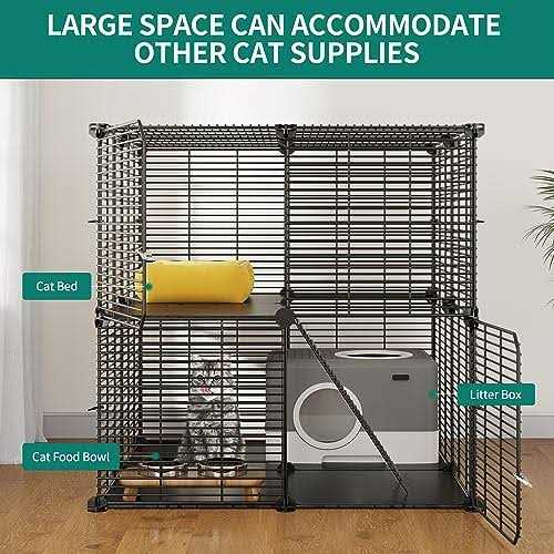 2 Tier Metal Cat Cage J8983