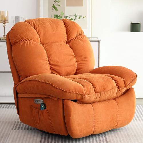 Green Power Recliner Chair with Heated and USB O396