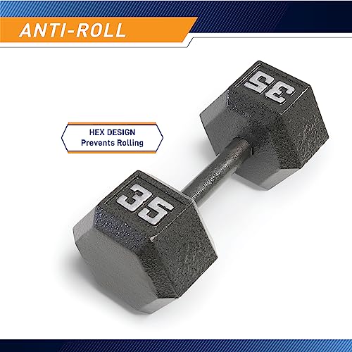 Cast Iron Hex Dumbbells T818