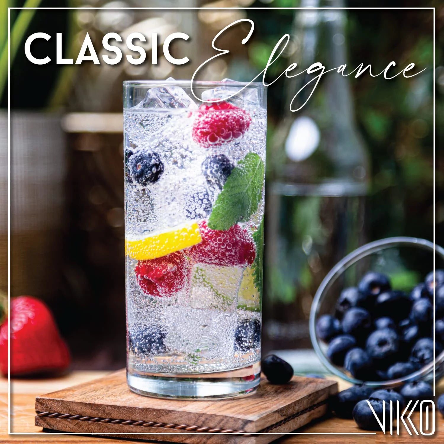 Set of 12 Tall Drinking Glasses, 12.25 oz M25716