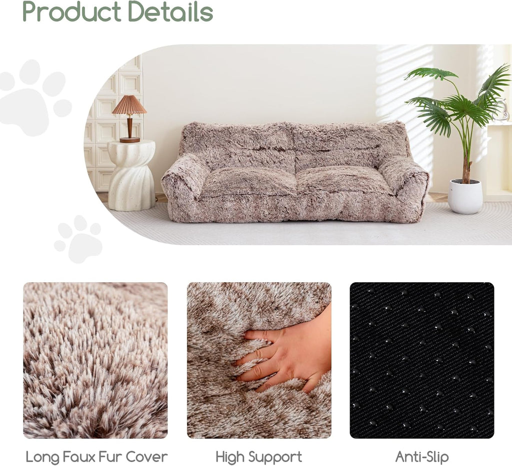 Giant Floor Sofa Couch with Foam Chunk Supportive Mat W870