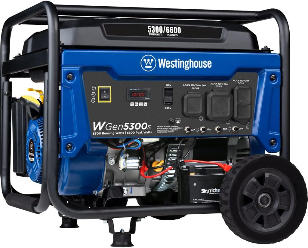 Portable Generator 7500 Rated Watts 9500 Peak Watts Gas Powered S8266