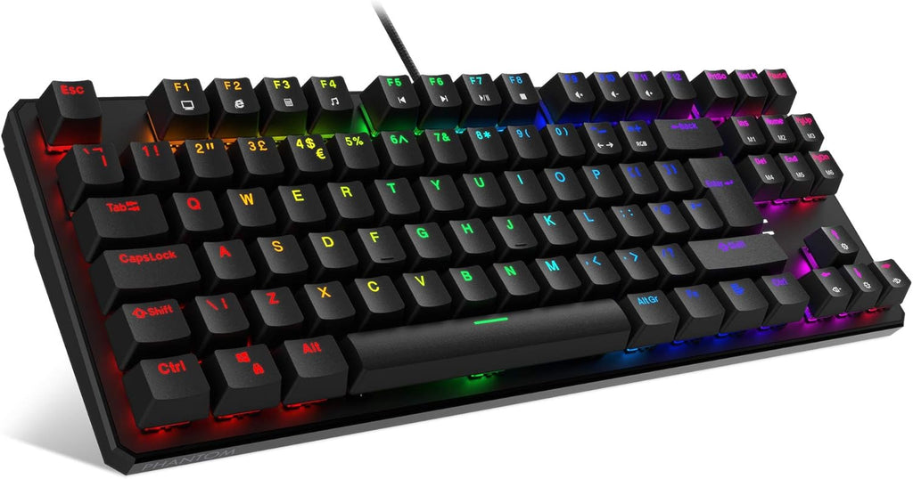 87 Key RGB Mechanical Keyboard with Outemu Blue Switch E4343
