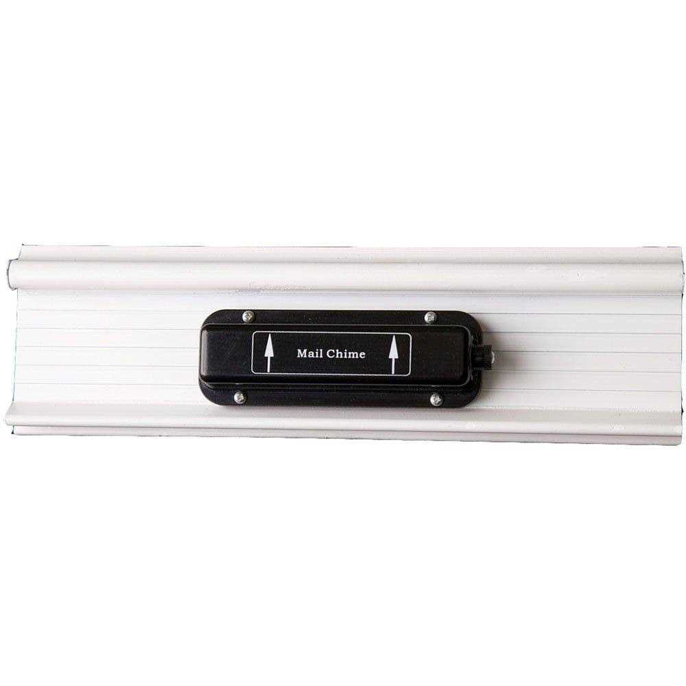 Mail Chime Mailbox Notification System with Wireless Transmitter & Audible Arrival Alert Receiver T65828
