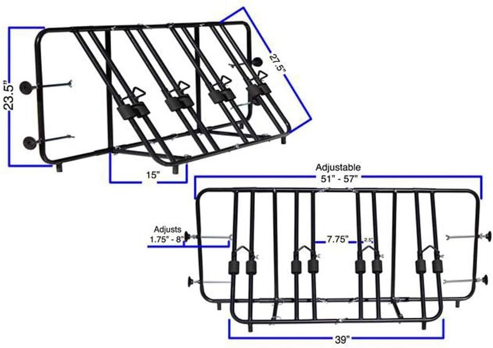 4-Bike Truck Bed Bike Rack W408