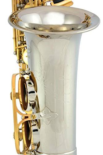 Silver Alto Saxophone with 11 Reeds and Case B565