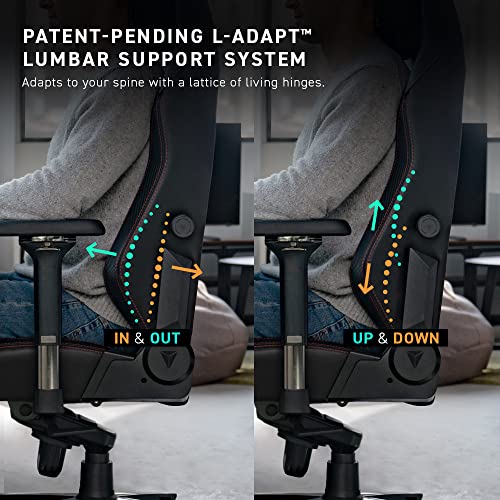 Yellow Black Leatherette Gaming Chair H87930