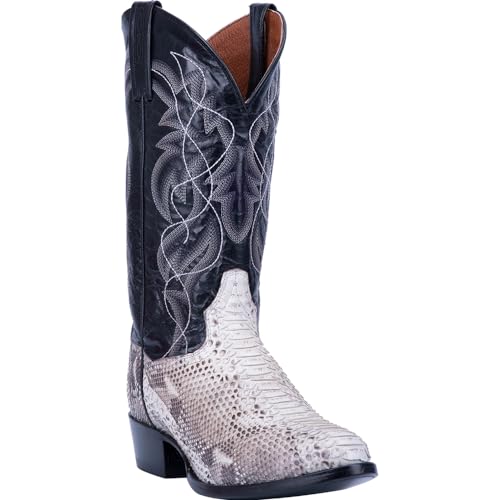 Men's Python Round Toe Western Boot X319635