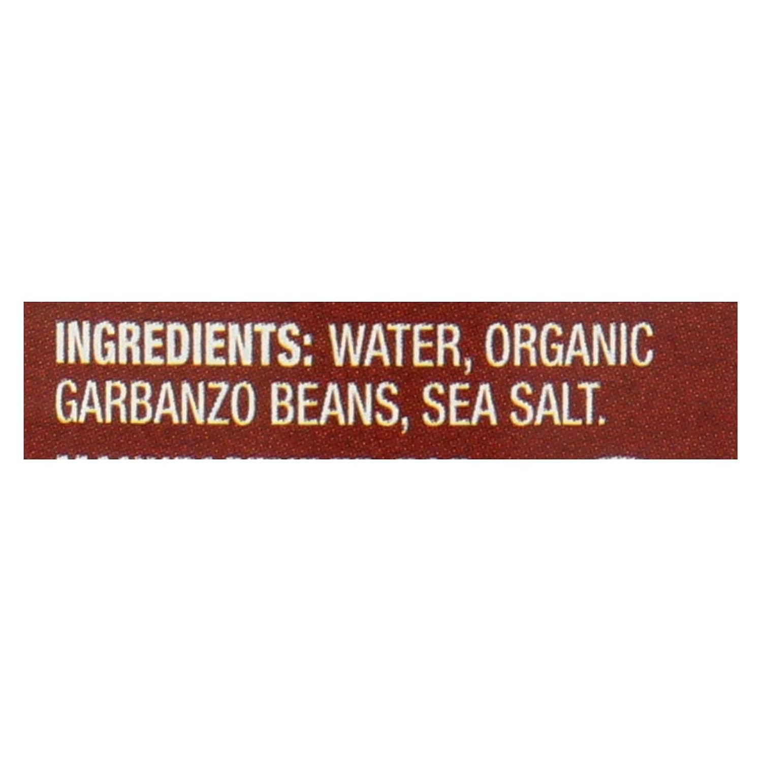 Organic Garbanzo Beans, 15-Ounce Cans (Pack of 12) Y146