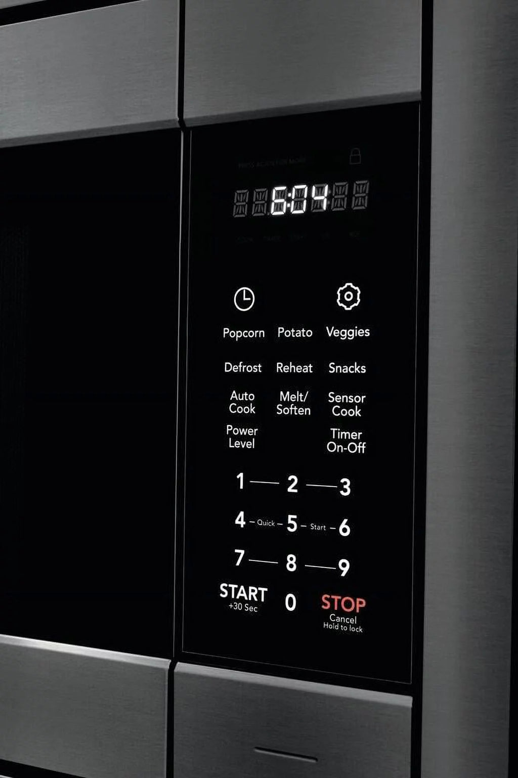 Black Stainless Steel Built-in Microwave with 2.2 cu. ft. Capacity H1323