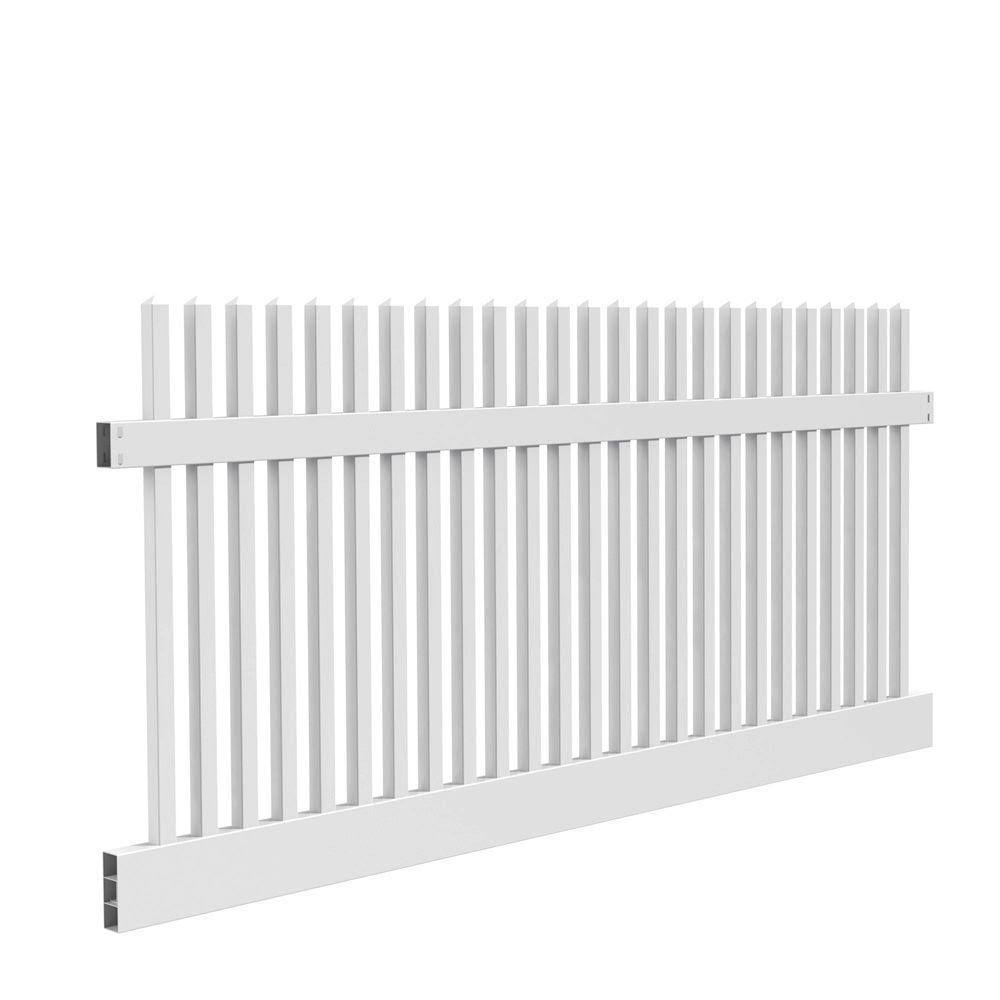 White Vinyl Fence Panel K5051