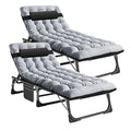 Oversized Heavy Duty Folding Camping Cot with Carry Bag, 2Pack N2643