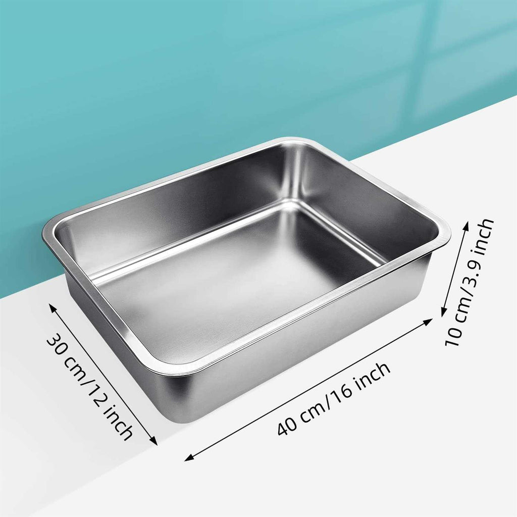 Stainless Steel Litter Box Y67626