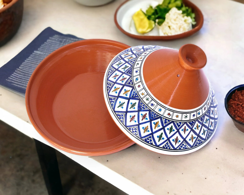 Large Blue Tagine Pot G66747