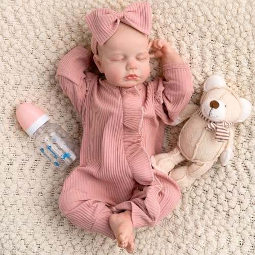18 Inch Realistic Reborn Baby Doll with Pink Clothing C82320