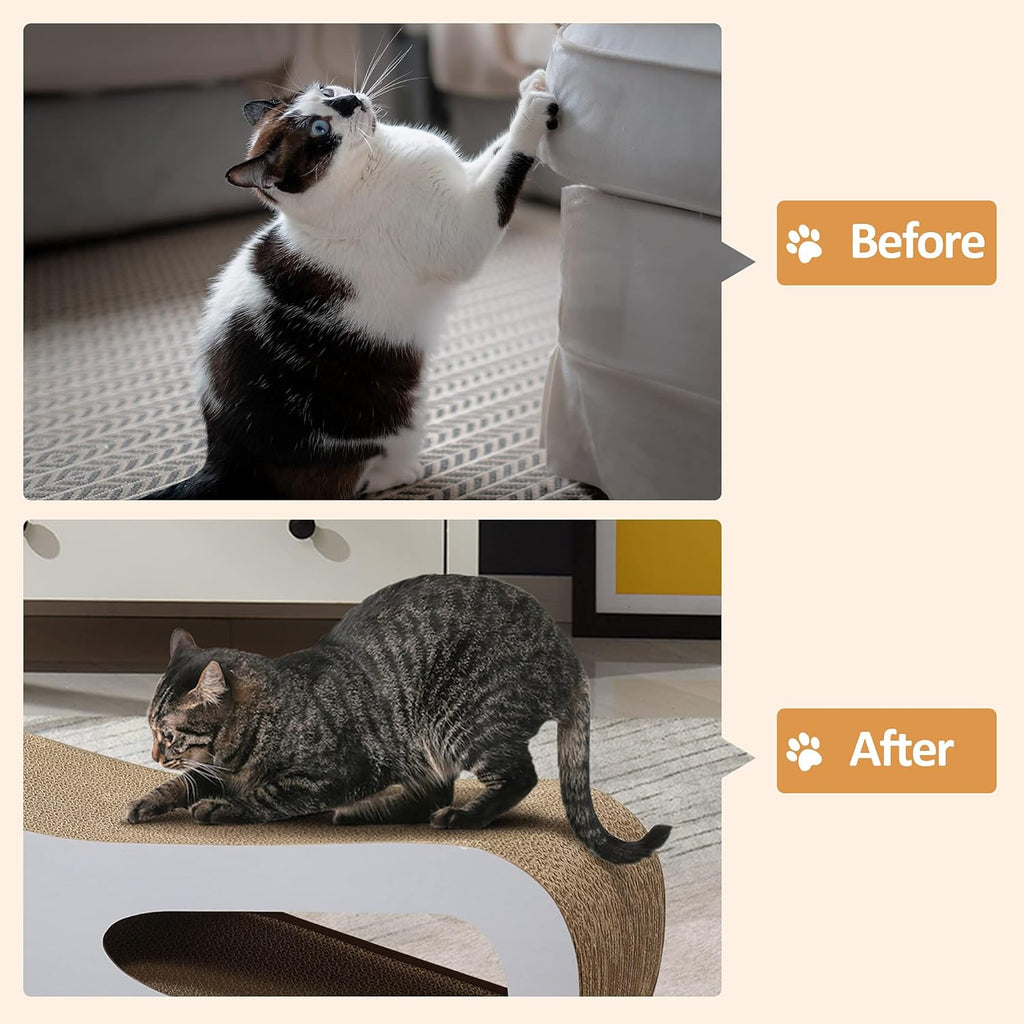 Grey Cardboard Cat Scratcher Lounge O778866