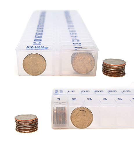 Large Pill Organizer Set, AM/PM Medication Organizer, 2 Organizers for 1 Month, BPA Free R47028
