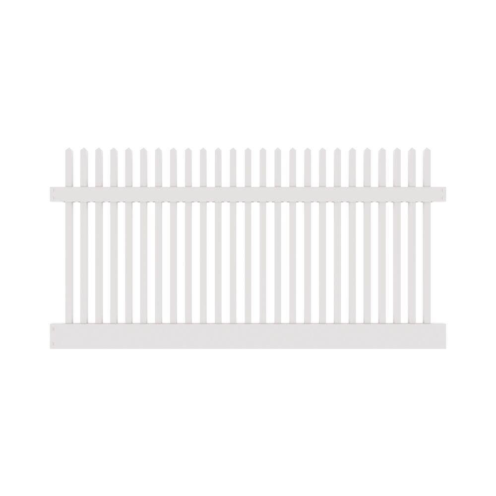 White Vinyl Fence Panel K5051