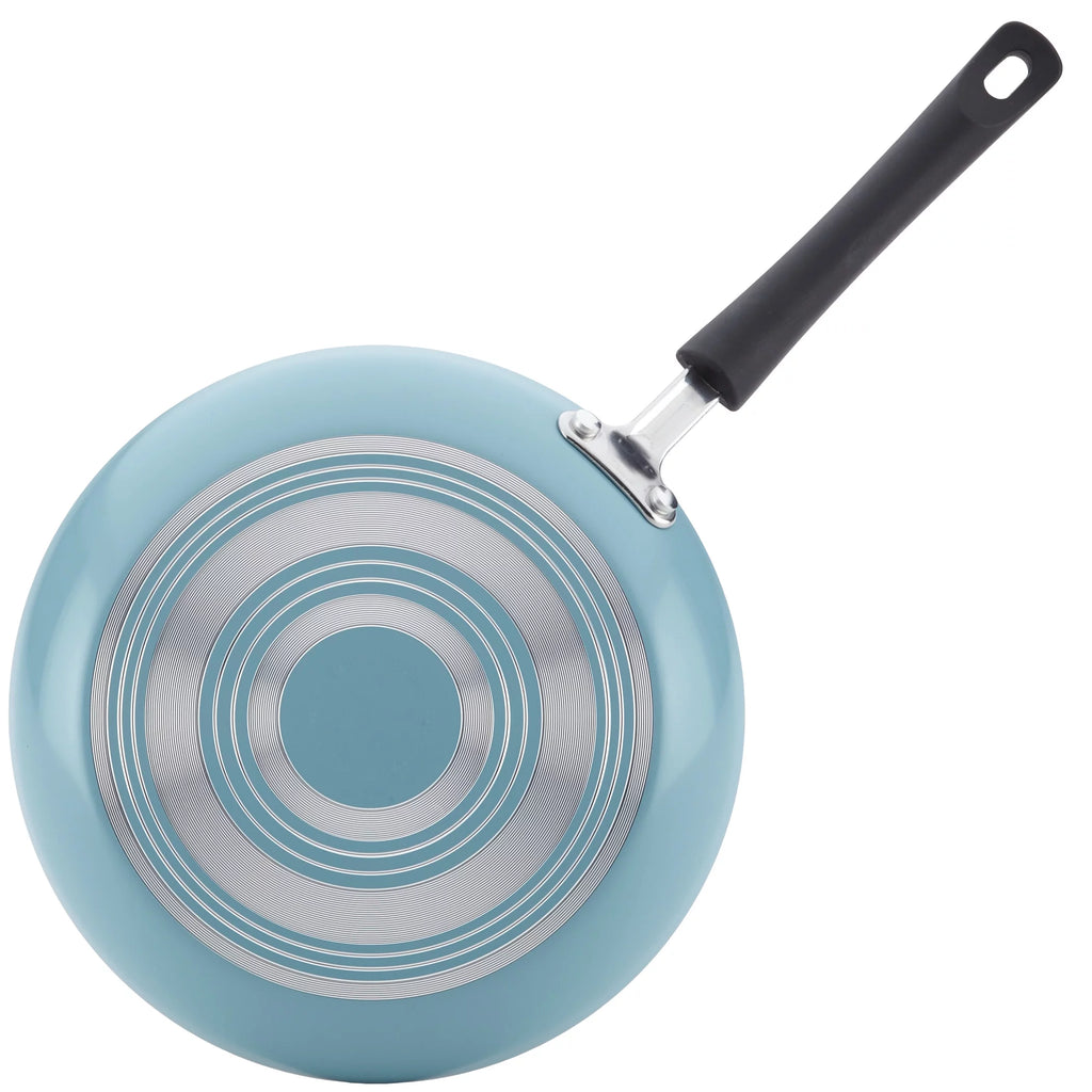 3 Piece Nonstick Aluminum Frying Pan Set, Aqua K57860