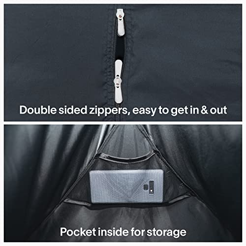 Grey Pop Up Portable Bed Tents 87"x28"x33"H H566502