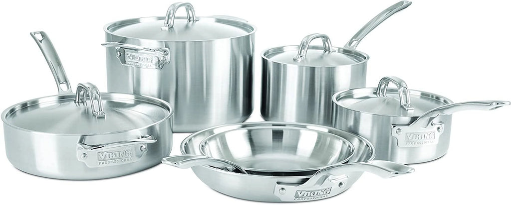 5-Ply Stainless Steel Cookware Set 10 Piece I605