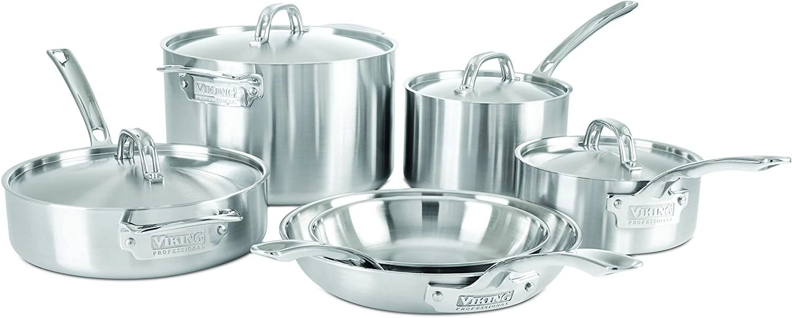 5-Ply Stainless Steel Cookware Set 10 Piece I605