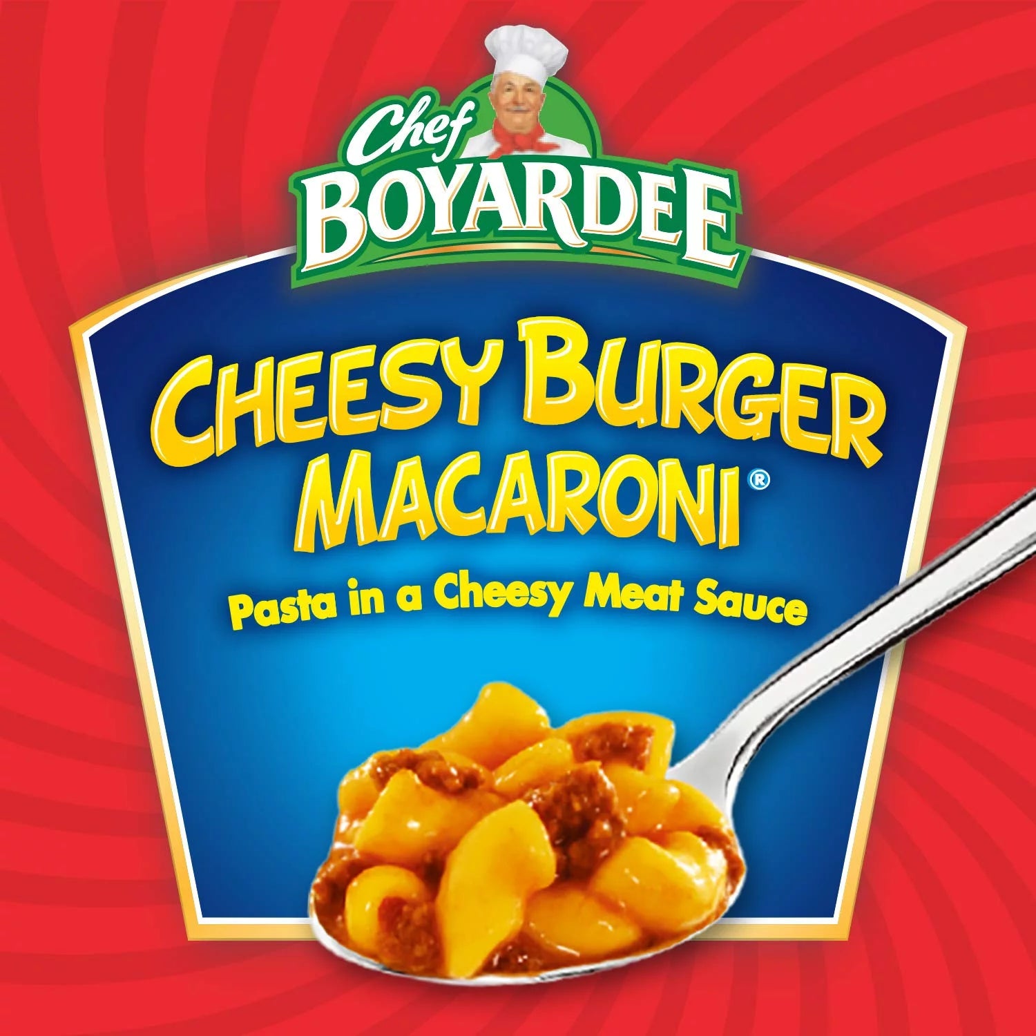Cheesy Burger Macaroni, 15 oz, 12 Pack P840