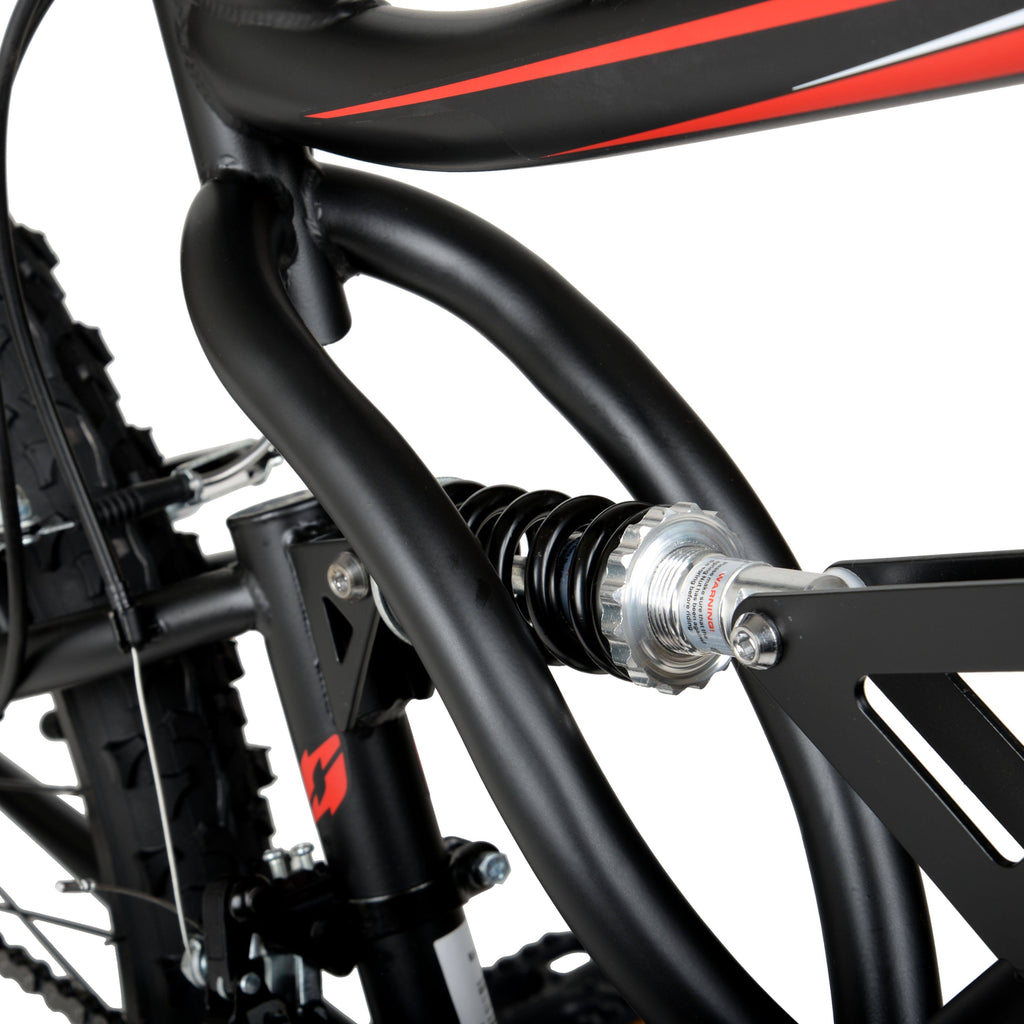 Black Dual Suspension Mountain Bike K723682