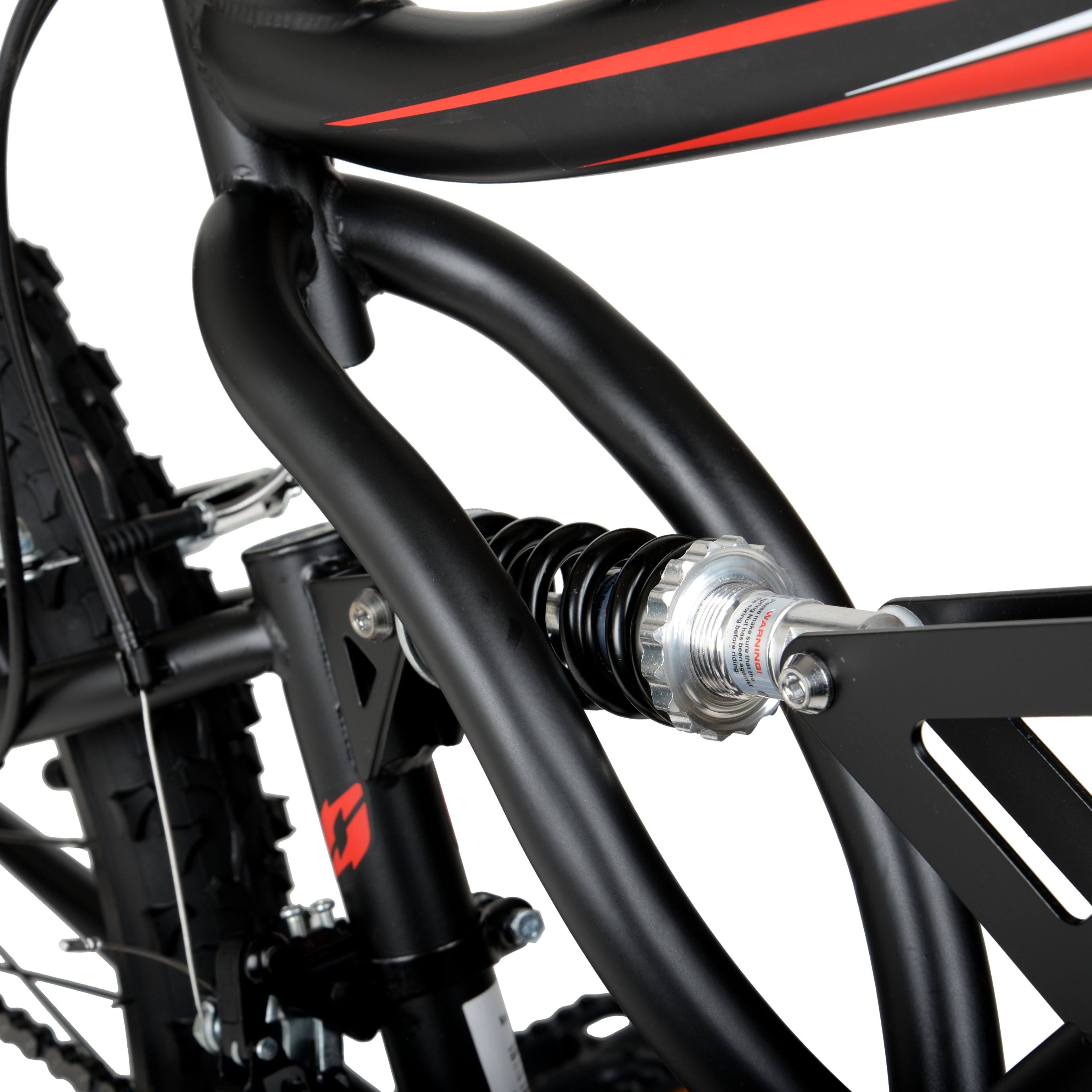 Black Dual Suspension Mountain Bike K723682