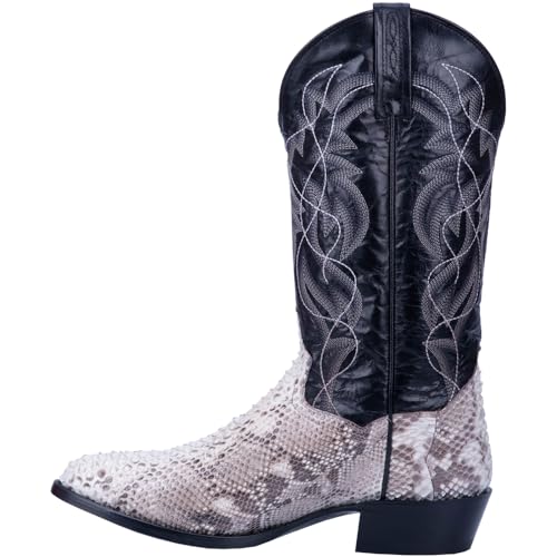 Men's Python Round Toe Western Boot X319635