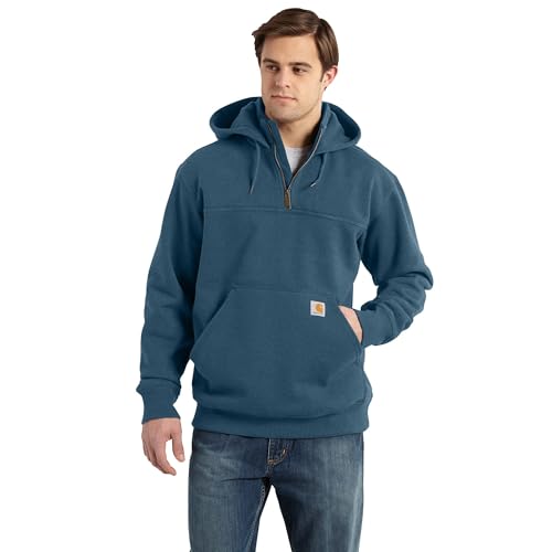 Men's Rain Defender Loose Fit Heavyweight Quarter-Zip Sweatshirt W334