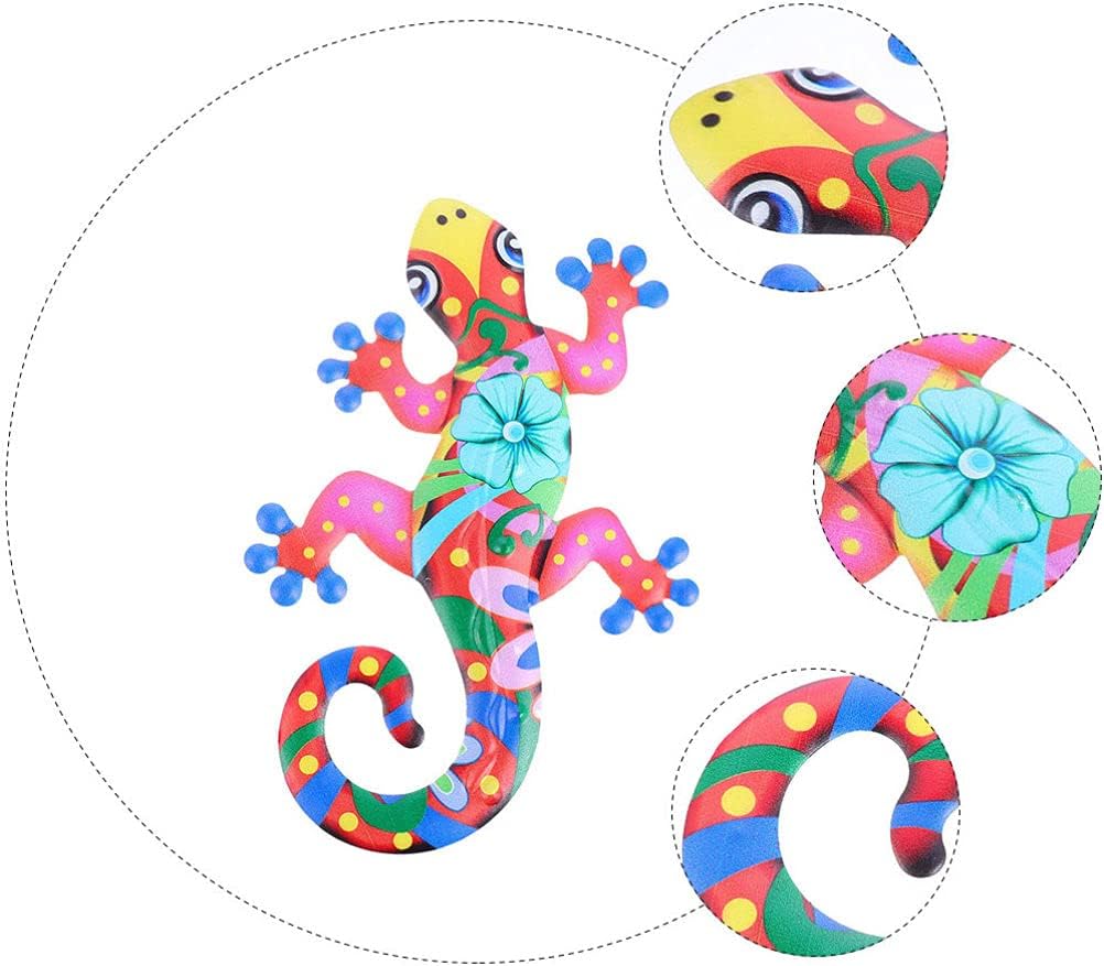 2pcs Iron Gecko Wall Art T10889