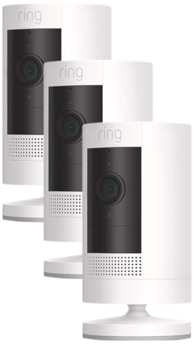 White Weather-Resistant Outdoor Camera with Color Night Vision N4984