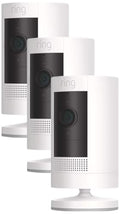 White Weather-Resistant Outdoor Camera with Color Night Vision N4984
