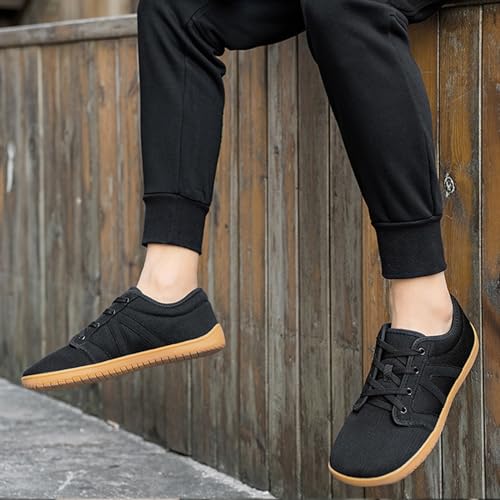 Men's Mesh Lace-Up Flat Casual Sneakers L142816