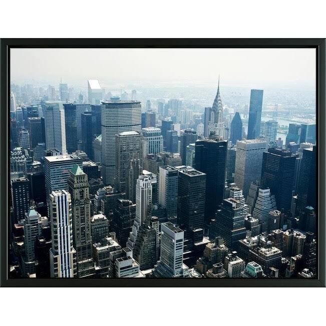 Premium Canvas Art - 18 x 24 - Modern Black Frame W46270