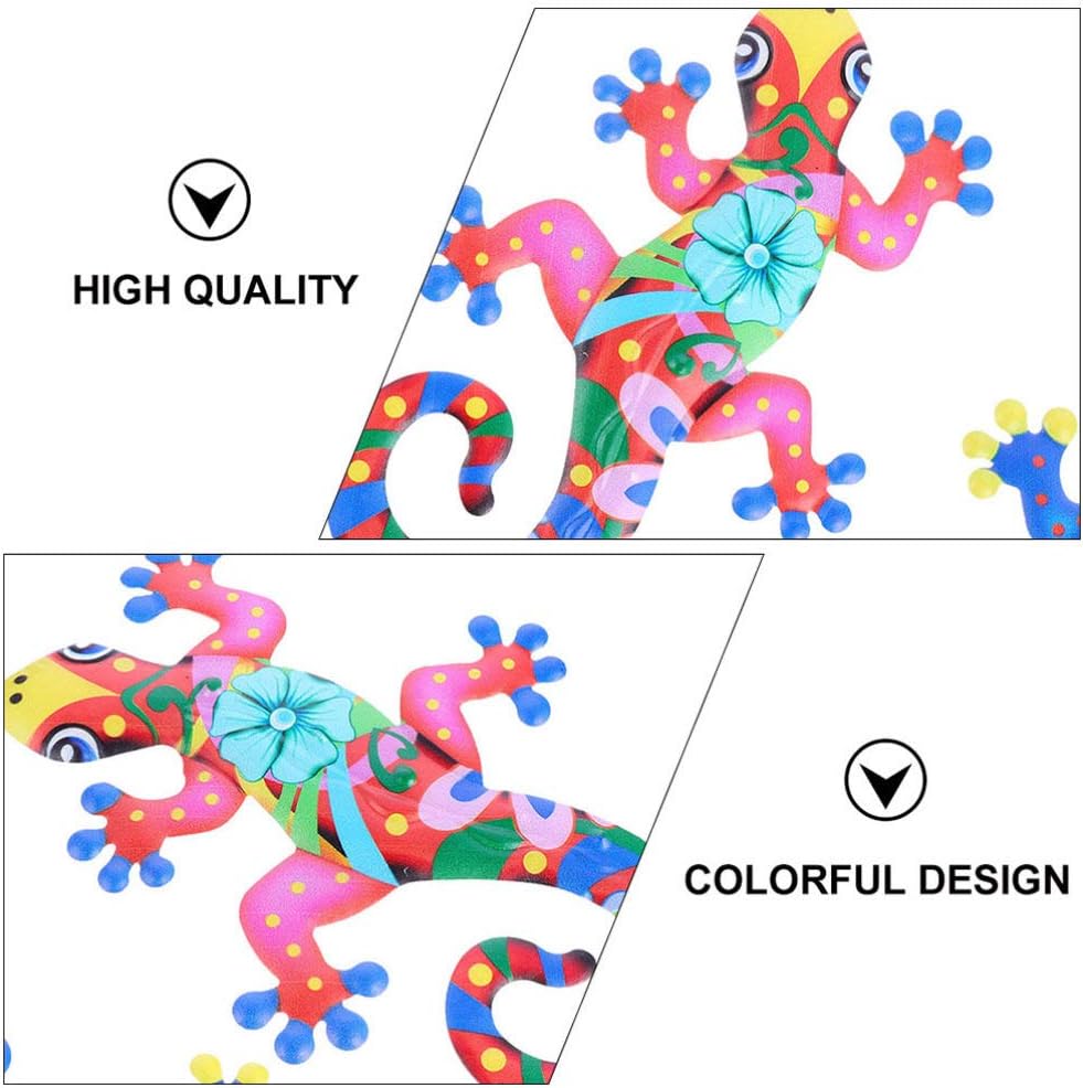 2pcs Iron Gecko Wall Art T10889