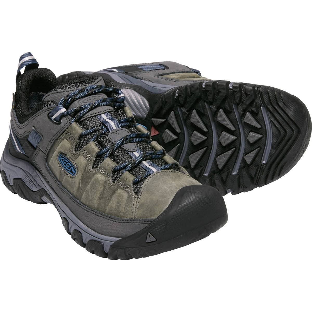 Steel Grey Captains Blue Waterproof Hiking Shoes G660