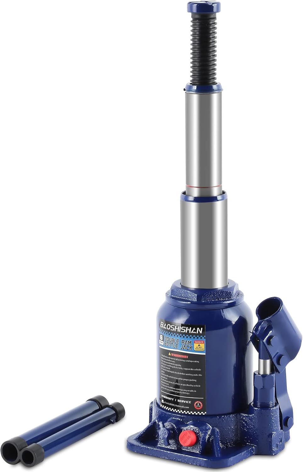 3 Ton Double Ram Bottle Jack with Carrying Case D149640
