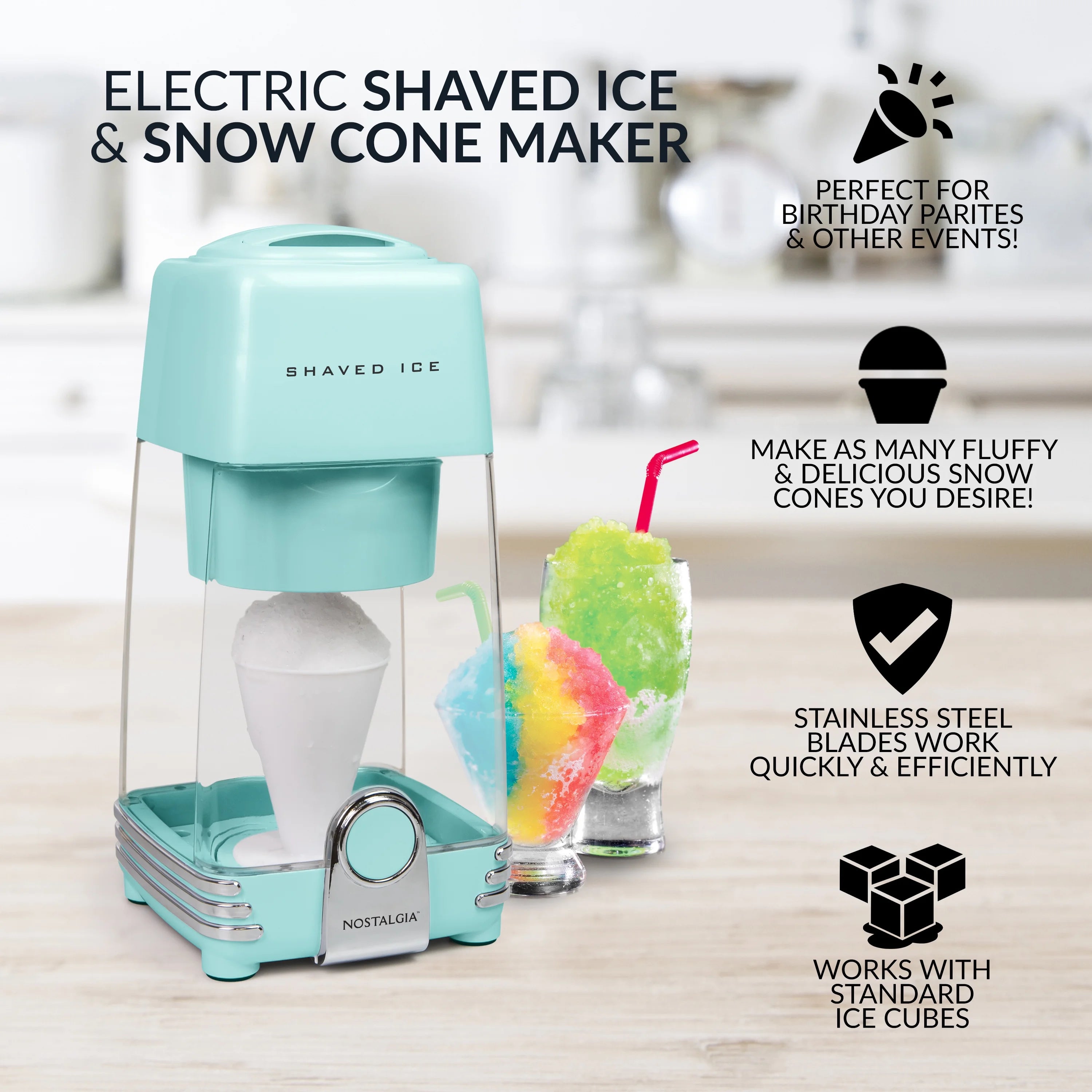 Electric Shaved Ice & Snow Cone Maker V941